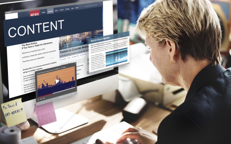 Media Journalism Global Daily News Content Concept